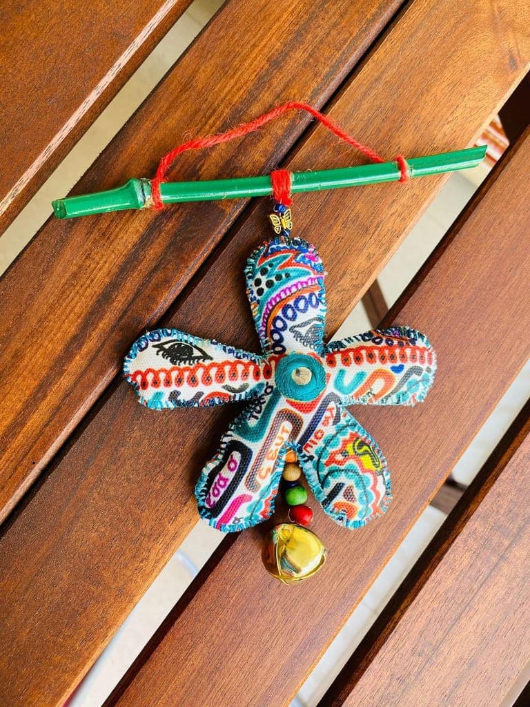 Flora Mini Hanging - Teal view 2