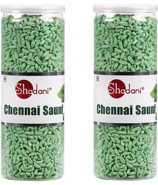 Shadani Chennai Saunf Can 200g (Pack of 2)