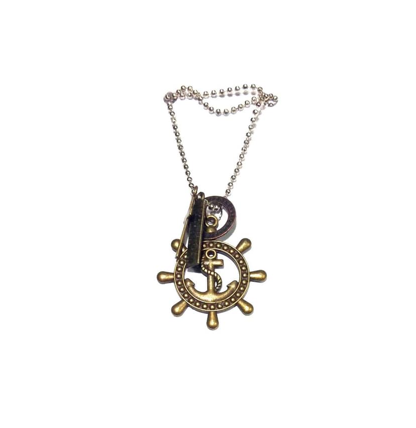 Nawani Silver Copper Pendant Locket Necklace for Men and Women