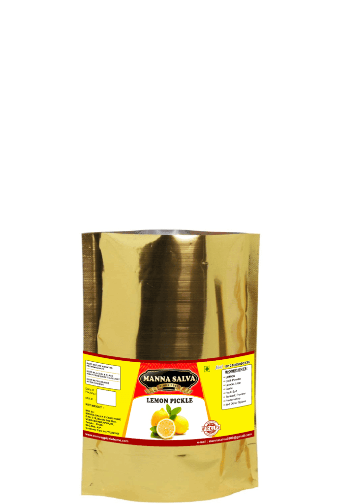 Manna Salva Pickles- Lemon Pickle - Veg Pickle view 3