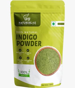NaturoBliss Indigo Powder Natural Henna 50 g