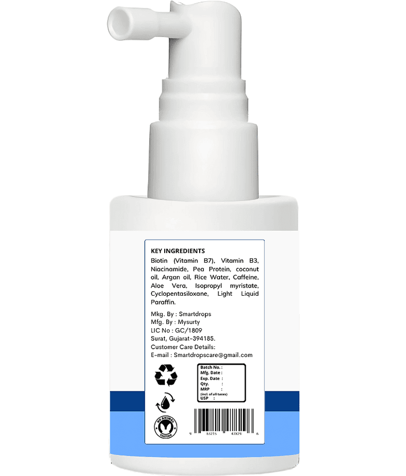 Smartdrops Hair Growth Serum Hair Serum 30 mL Pack of 2 view 2