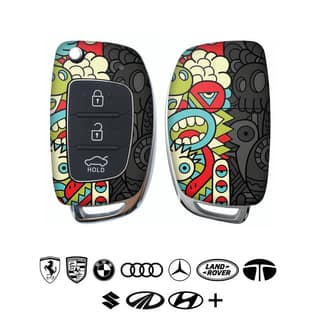 Multi Abstract Car Key Skins