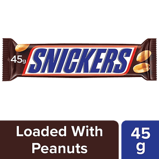 Snickers Peanut Filled Chocolate Bar, 45 G