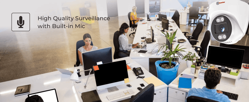Trueview 5MP IP POE SMART ATC DOME CAMERA ( Ultra HD Indoor Security Camera with Night Vision live Audio ) view 5