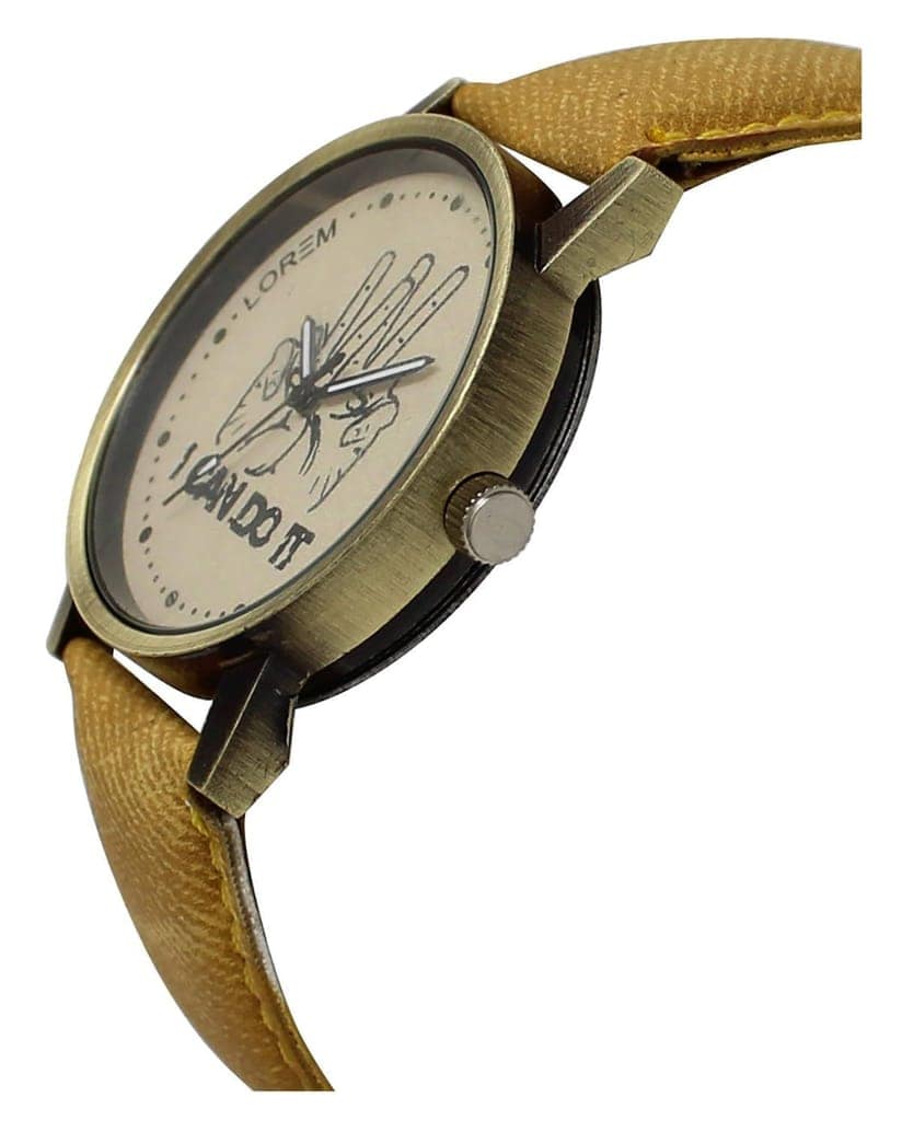 Grey I Can Do it Analog Watch for Men LR30 view 3
