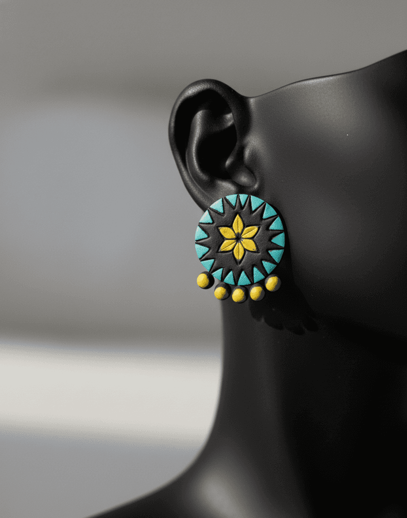 Terracotta Earring view 2