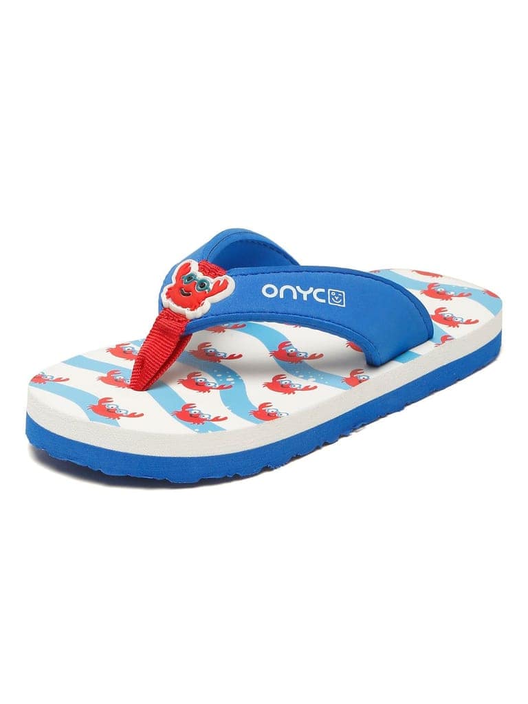 Premium Crab V-Shape Flip-flops - Blue (Unisex) view 6