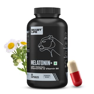 Melatonin+ 5 mg with Valeriana & Chamomile | 60 N