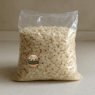 Kasula Pangi Kotlu's poha (flattened rice)