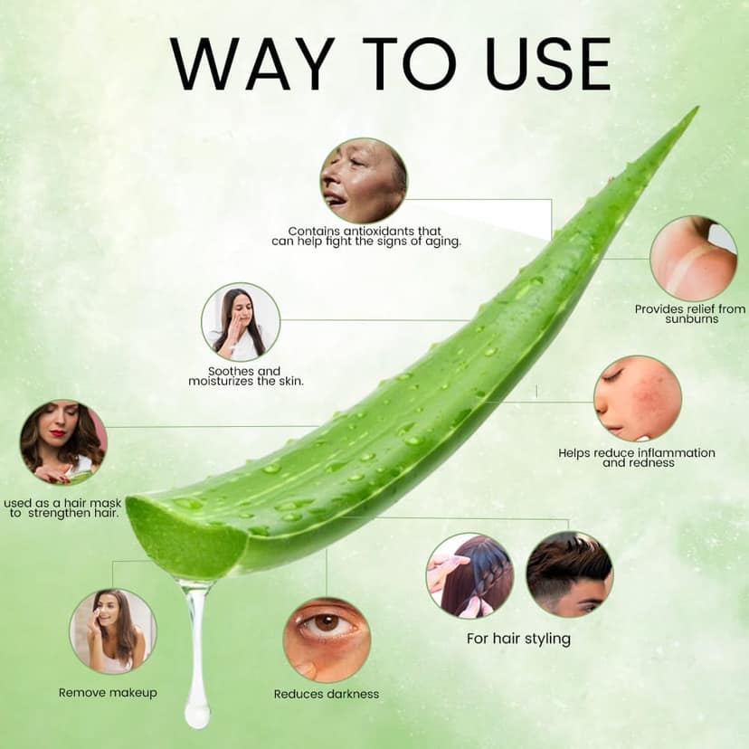 Kudos AloeVera Face & Body Gel 200gm view 6