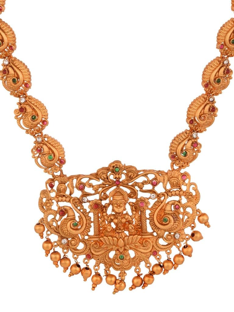 Gold Plated Trendy combo Temple Jewellery Set view 4