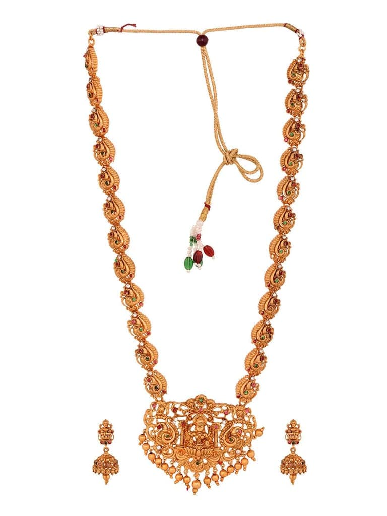 Gold Plated Trendy combo Temple Jewellery Set view 7