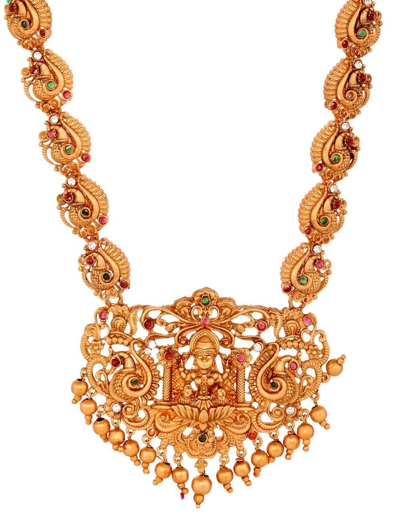 Gold Plated Trendy combo Temple Jewellery Set view 8