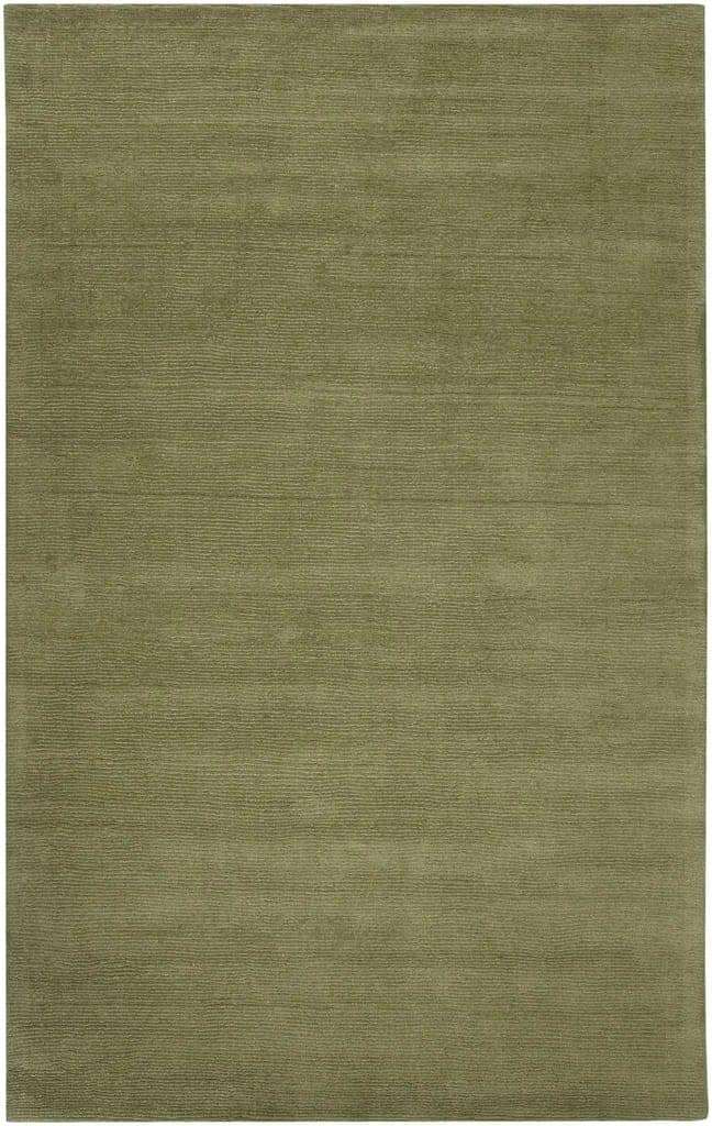 Hand Loomed Mystique Green Wool Rug view 2