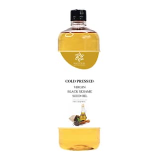 NATUUR HERITAGE Cold Pressed Black Sesame Seeds Oil Ancient. Pure. Unrefined.