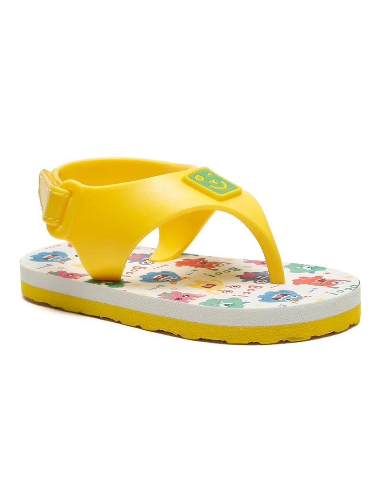 Premium Monster Candy Flipflops - Yellow (Unisex) view 4