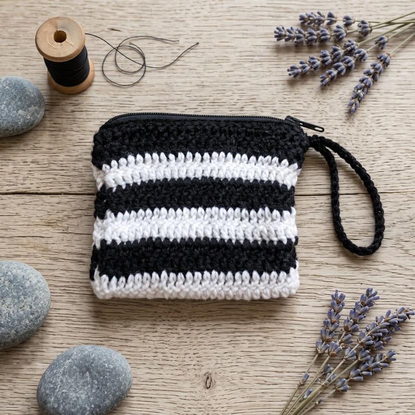 Hand-Crochet Coin Pouch view 3