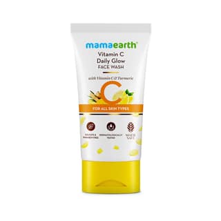 Mamaearth Vitamin C Face Wash with Vitamin C and Turmeric for Skin Illumination - 150ml | Skin Brightening | For Natural Glow | Even Skin Tone Mamaearth Vitamin C Face Wash with Vitamin C and Turmeric for Skin Illumination - 150ml | Skin Brightening | Fo