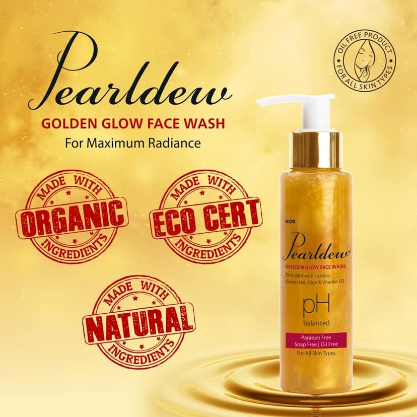 Pearldew Golden Glow Face Wash (100 ml - Pack of 1) view 5