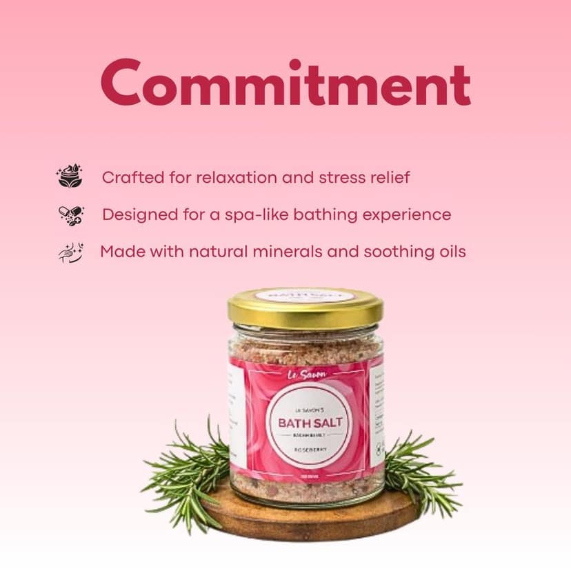 Le Savon Rosymarry Bath salts view 3