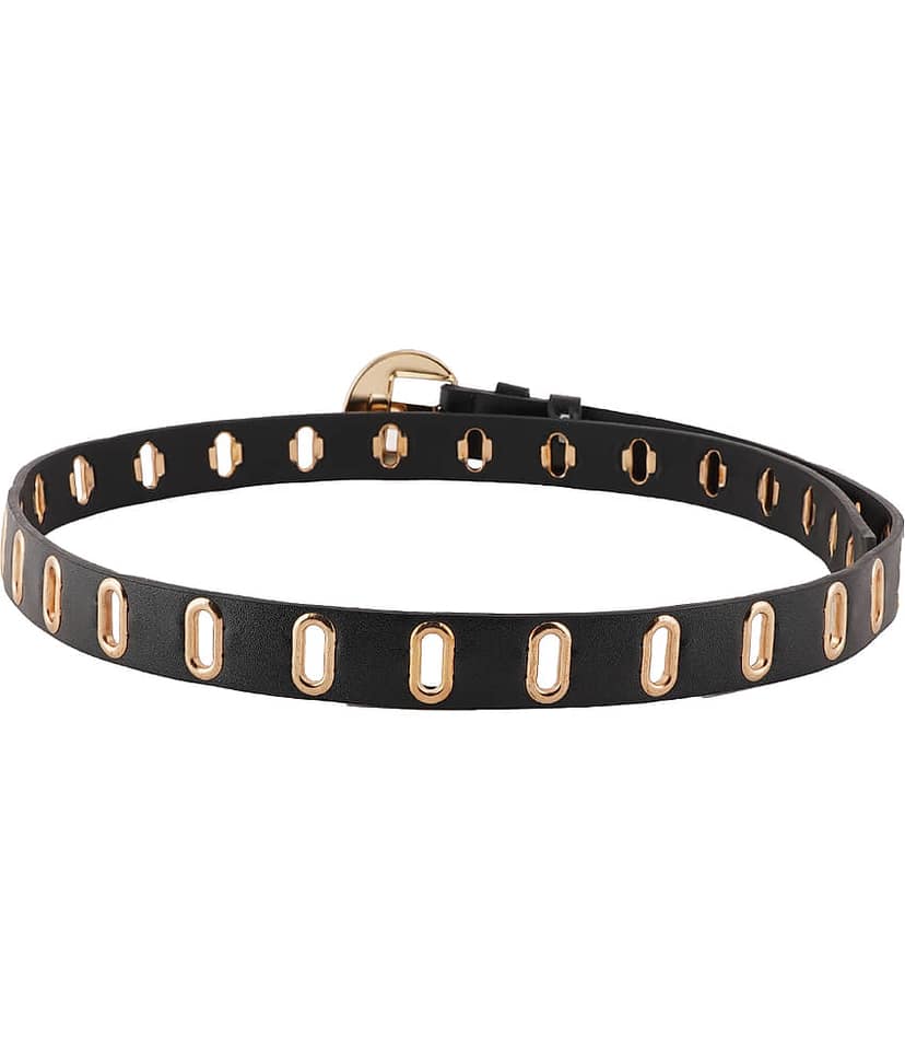 STYLE SHOES - Faux Leather Girls Embellished Belt ( Pack of 1 ) view 2