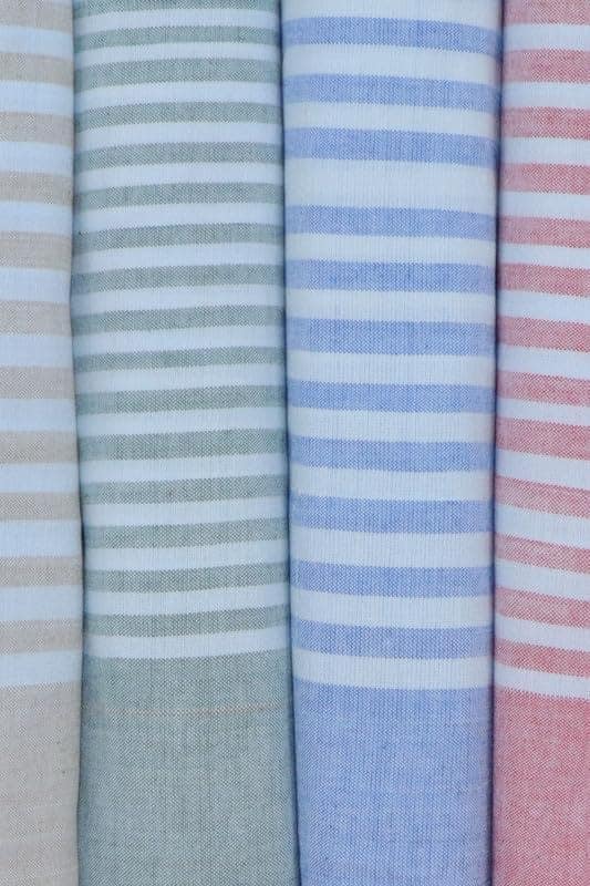 APCO Handloom (A Andhra Pradesh Govt Emporium)- Pure Handloom Chengai Cotton Towels | CTL0007 (Set of 4) view 2