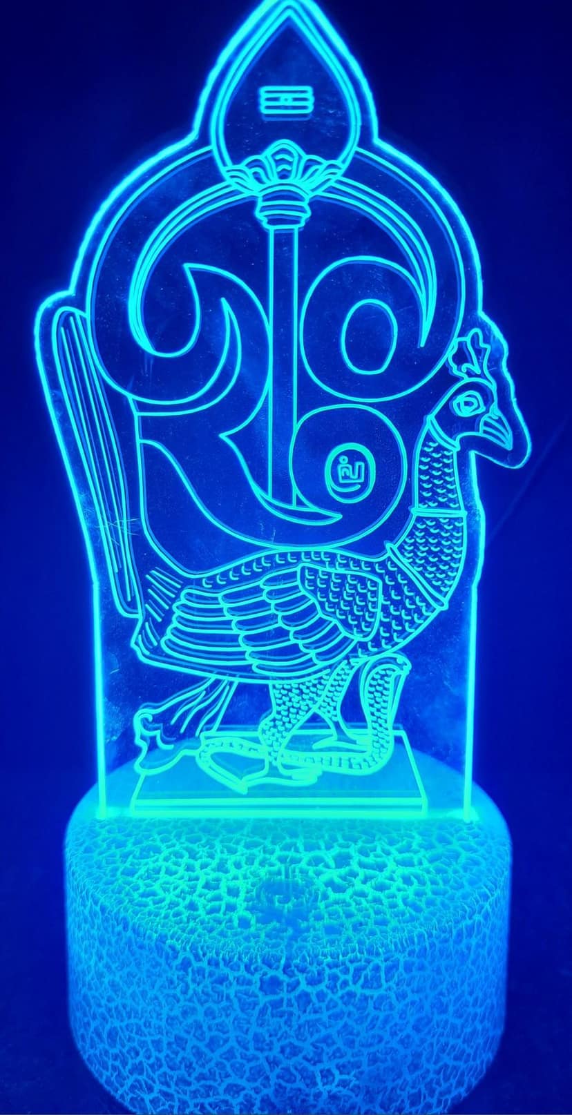 3D Acrylic illusion lights-Vetrivel 16colors Touch & Remotecontrol| Battery & USB type