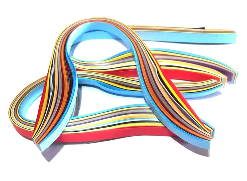 Nawani 3 Packets 10mm Quilling Paper of 10 Different Colors ( 80 Strips in Each Packet) view 4