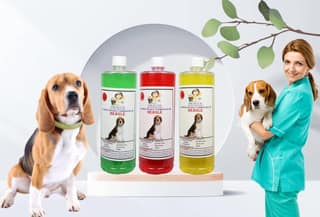 SWACCH Shampoo Specially FORMULATED for Beagle (1 Litre) (Combo Pack of 3) Jasmine,NEEM ALOVERA & Lemon