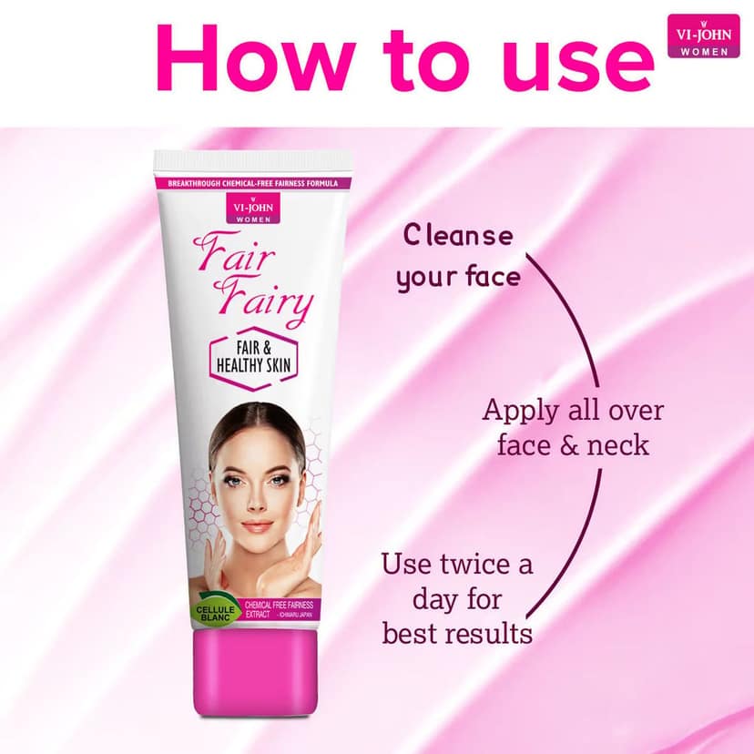 Vi-John Women Fair Fairy Cream 50Gm (Pack of 12) view 3