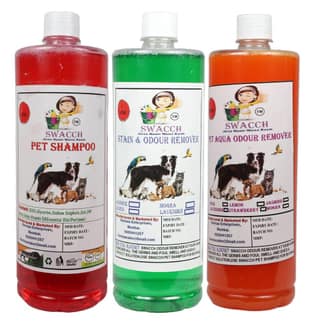 Swacch Shampoo (Strawberry) + Deodorizer (Jasmine) + Stain Remover (Orange) 1 Litre Each