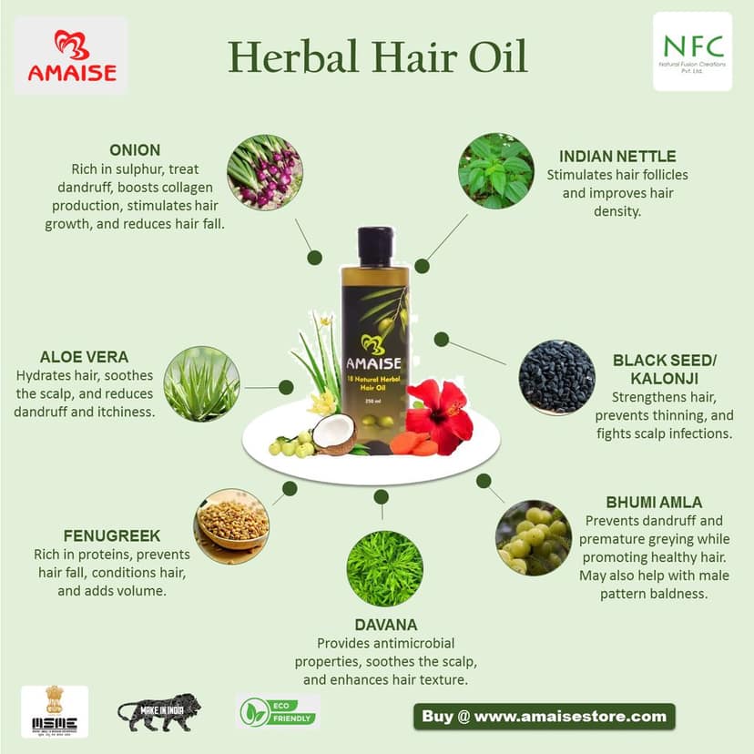 Amaise 18 Natural Herbal Oil 100 ml view 3