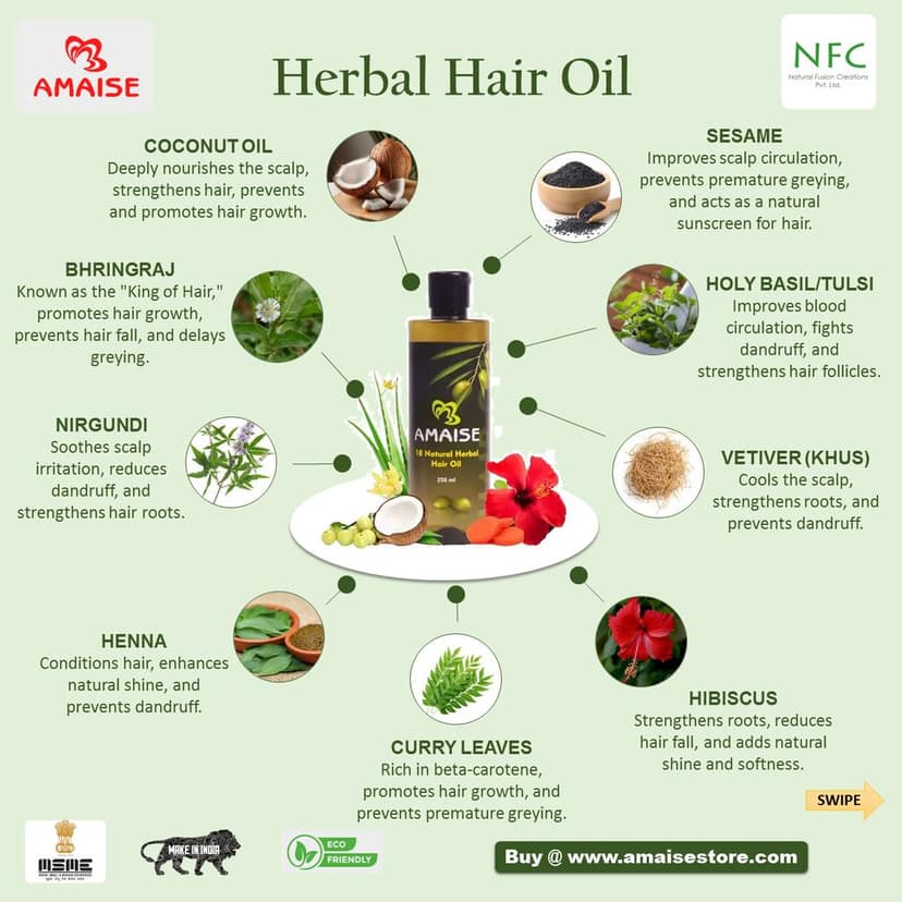 Amaise 18 Natural Herbal Oil 100 ml view 4