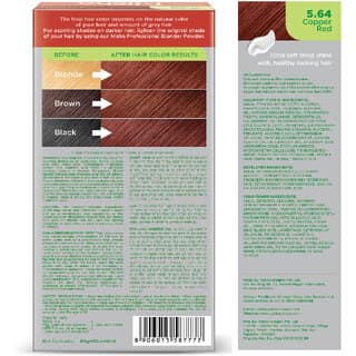Nisha Cream Hair Colour No Ammonia with Sunflower & Avacado Oil , Cooper Red 5.64 view 2