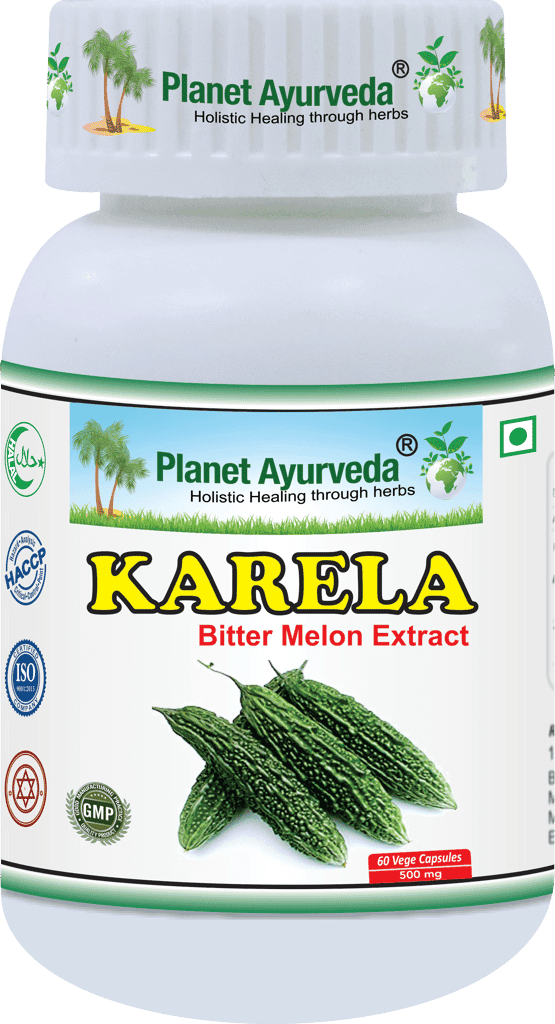 Planet Ayurveda Karela (Bitter Melon Extract) - 60 Veg Capsules