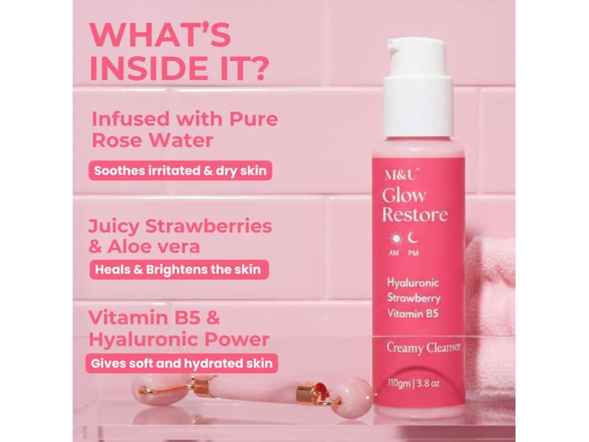 Glow Restore Gentle Cleanser for Glowing skin - 110gm view 3