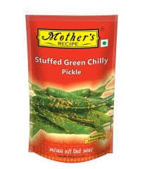 MOTHERS RECIEPE STUFF GREEN CHILLY PICKLE 200GM