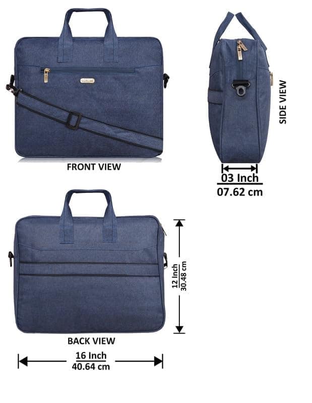 LOREM 10L Faux Leather Messenger Bag For Men & Women-UF view 3