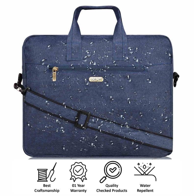 LOREM 10L Faux Leather Messenger Bag For Men & Women-UF view 6