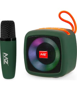 MZ S660 5 W Bluetooth Speaker Bluetooth V 5.0 with SD card Slot Playback Time 6 hrs Green