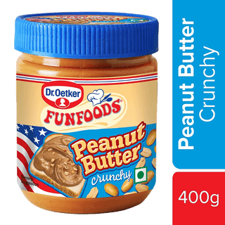 Dr. Oetker Funfoods Peanut Butter Crunchy, 400 G Jar