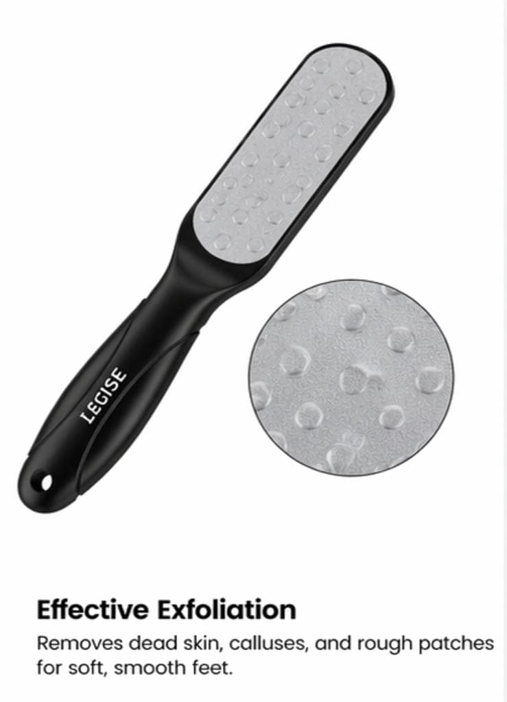LEGISE Premium Foot Scraper Callus Remover | Dual-Sided Pedicure Foot File for Dead Skin Removal | Professional Foot Care Tool for Smooth & Soft Feet view 6