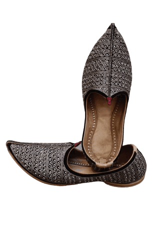 Rajasthani Handmade Leather Mojadi view 2