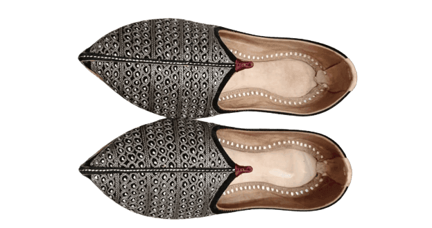 Rajasthani Handmade Leather Mojadi view 3