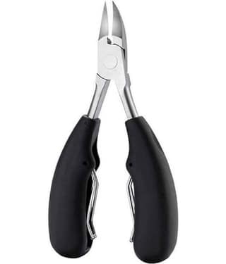 Nail Cutter for Men & Women,Podiatrist Toenail Cuticle Cutter,Professional Thick & Ingrown Toe Nail Clippers, (Black)