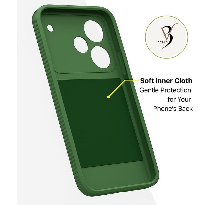 V3Deals Back Cover for Realme P4 Pro 5G | Soft Matte Silicone Finish | Camera Bump Protection | Slim Fit Shockproof Case for Realme P4 Pro | Durable & Lightweight Design view 4