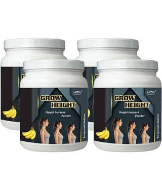 Hmv Herbals Grow Height Herbal Height Growth Powder 400 Gm Pack of 4