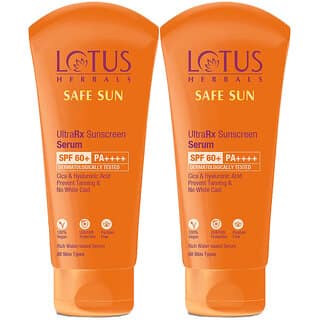 Lotus Herbals Ultrarx Sunscreen Serum Spf 60+ Pa++++For All Skin TypesDermatologically Tested75G ( Pack Of 2 )