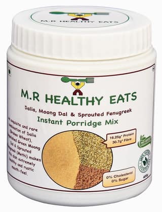 M.R Healthy Eats- Organic Dalia, Moong & Sprouted Fenugreek Mix In Food-Grade Container 400g (1)